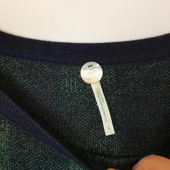 ▪️MARGARET OLEARY▪️Crew neck checkered Chartreuse - Picture 5 of 8